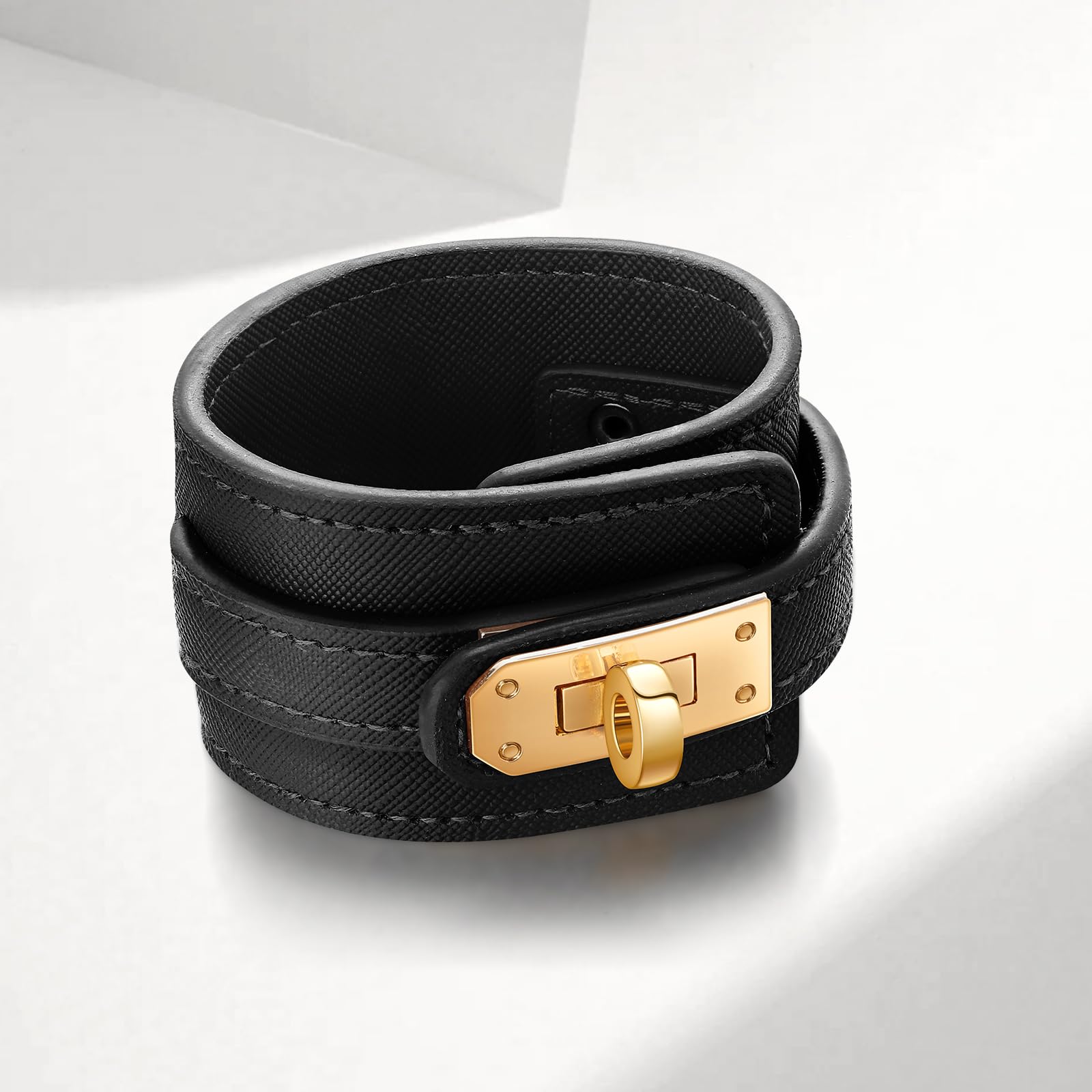 Hochwertiges Armband Leder Damen Mädchen,Speziell entwickelt für Handgelenkumfänge von 15-19 cm (6-7,5 Zoll),Geschenke für frauen
