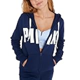 Women's PINK Logo Full Zip-up Sweatshirt (XS-XXL)