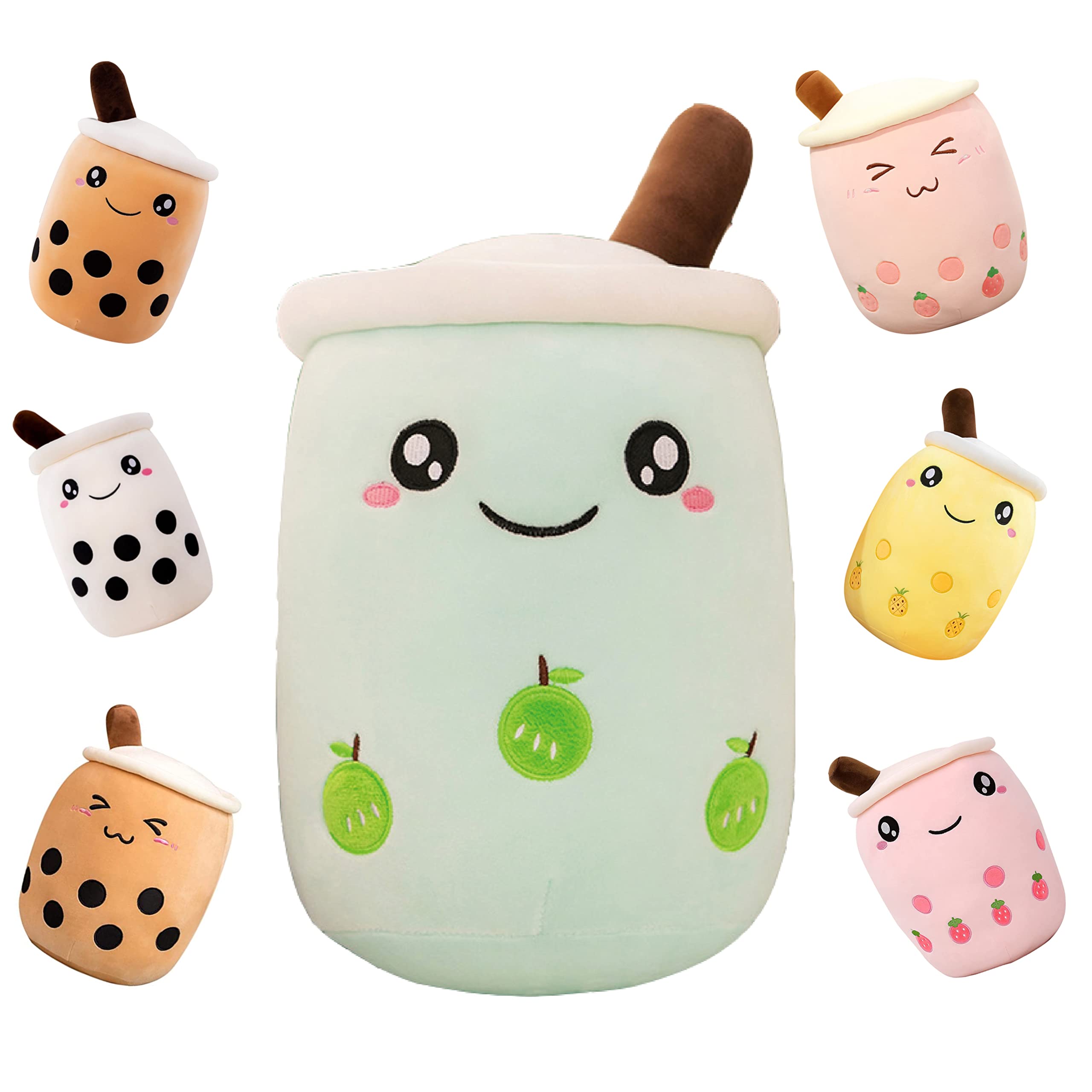 Buy Sandee Bay Boba Plush Milk Tea Pillow 13.7 inch Green Opened