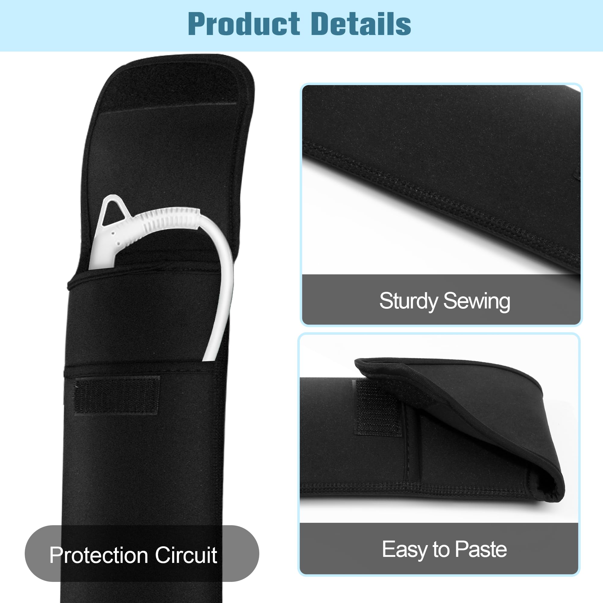 BASELIFE Funda de neopreno impermeable para plancha de pelo