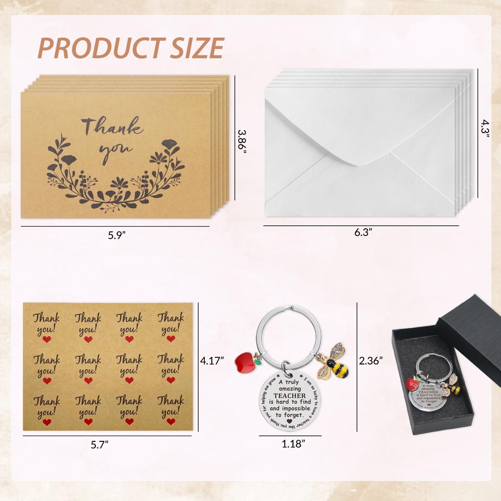 Portachiavi Ape Con Strass – Regalo Per Insegnanti – Frasi Personalizzate “Un Grande Insegnante è Difficile Da Trovare” - 3