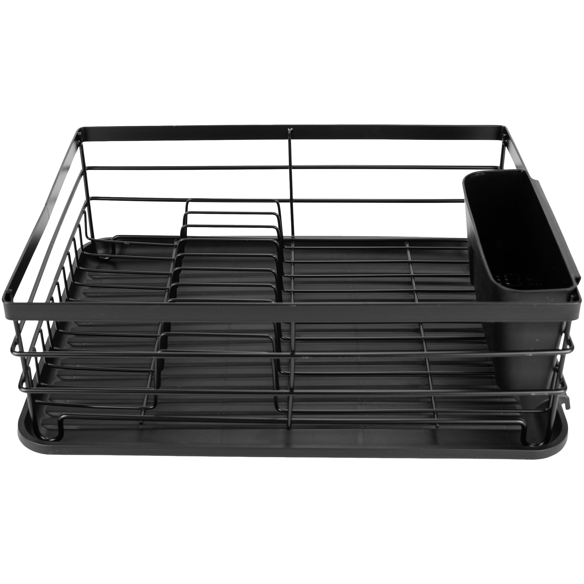 Égouttoir à Vaisselle Extensible, Pliable En Acier Inoxydable Avec Porte-Couverts Amovible Et