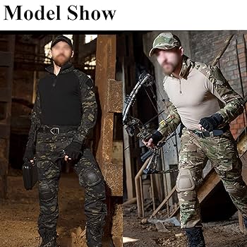 迷彩服、コンバットブーツセット Amazon.co.jp: [SHENKEL] キッズ 迷彩服セット 5点入り