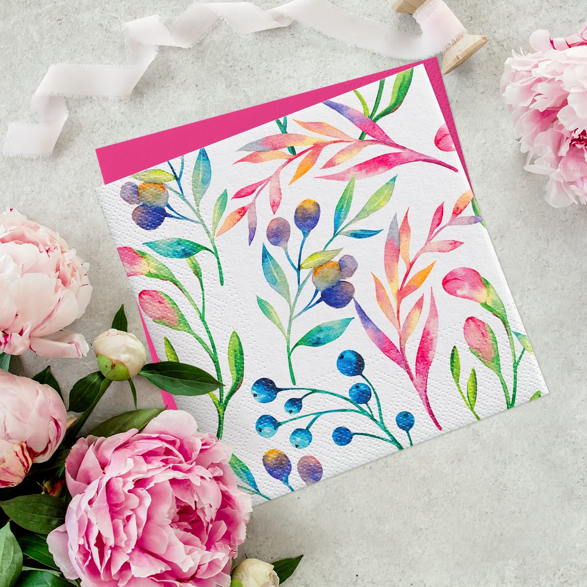 Tovaglioli Carta Colorati 33x33 Cm - Confezione Da 20 Pezzi Per Feste - Foto 9