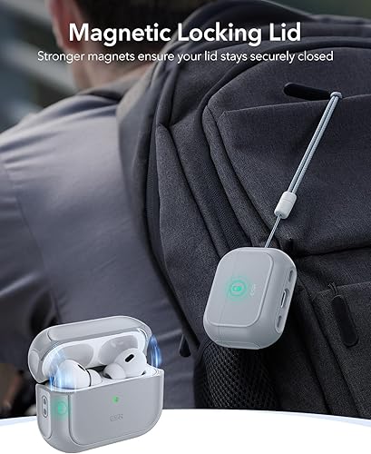 Miniatura 4 de ESR Funda para AirPods Pro 2, compatible con Airpods Pro de 21 generación (202320222019), compatible con MagSafe, cubierta de protección completa