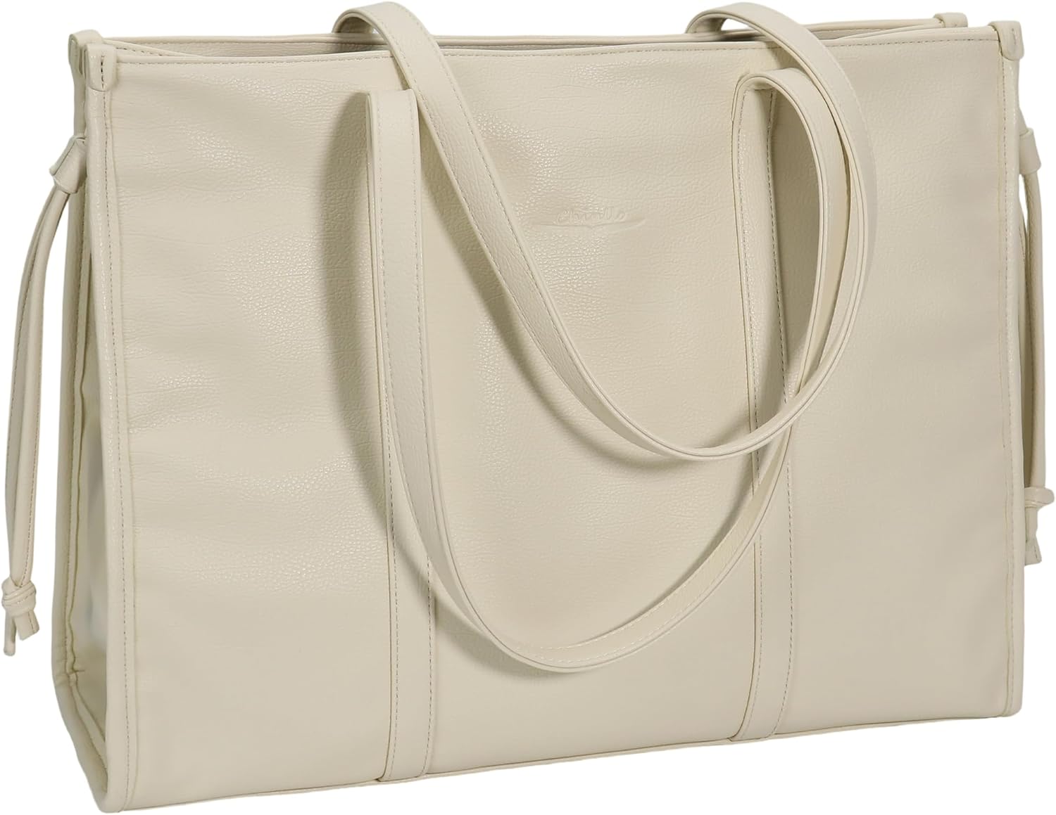 Large PU Leather Tote Bags for Women Shopper Weekend Handbags Travel Purse - Image 3