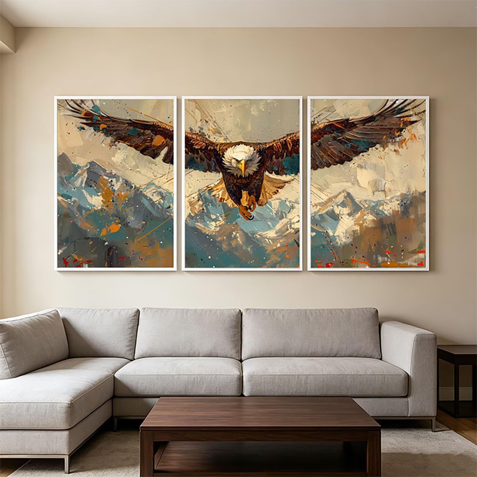 Zestawy sztuki z orłem diamentowym dla dorosłych, 5D abstrakcyjny obraz diamentowy, pełne zestawy wierteł, 50 x 76 cm, kryształ górski do malowania według numerów, kryształowy haft krzyżykowy do