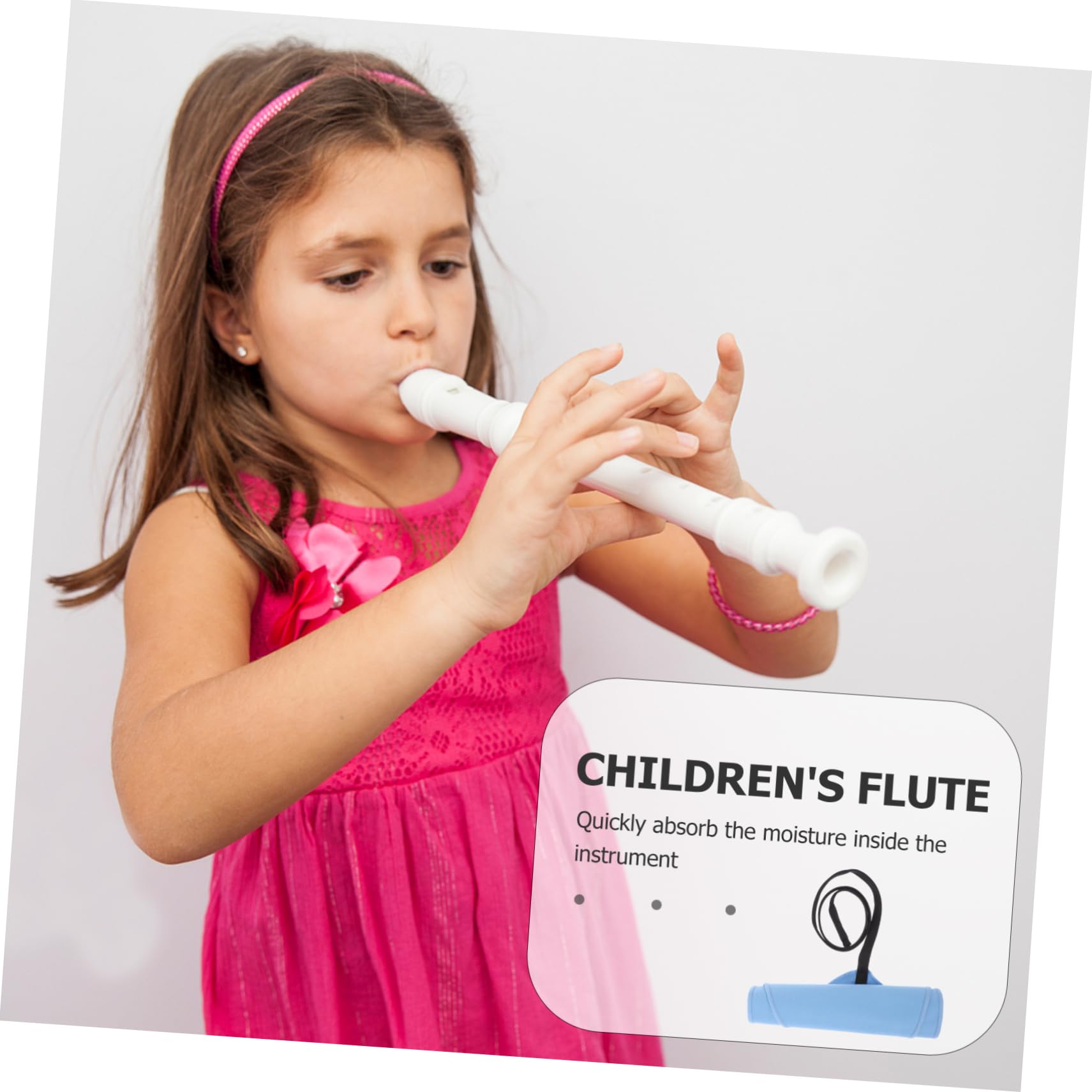 Yardwe 3Pcs Cleaning Cloth for Clarinet Saxophone Flute Durable Absorbent Reusable Music Instrument Care Tool Lightweight Portable Cleaning