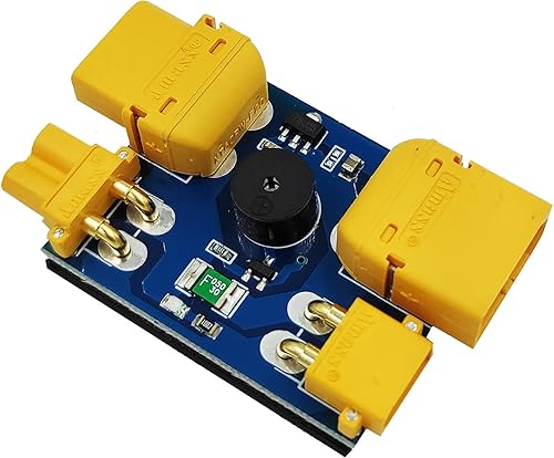 Shortsaver XT60/XT30 - Tapón de humo con alarma de zumbador, protección de fusibles de cortocircuito, inspección de seguridad de sobrecarga para