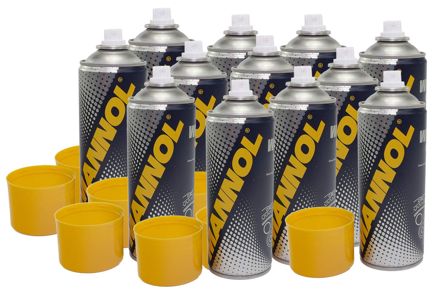 Kettenspray 5,4 Liter Ketten Spray MANNOL White Grease Sprühfett Schmierfett