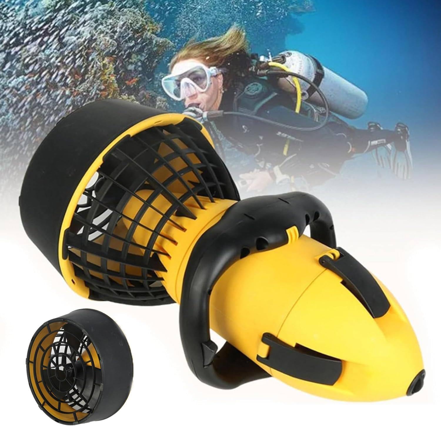WIANQIAN Underwater Propelle Scooter, Electric Underwater Sea Scooter Brushlessmotor-acidbattery