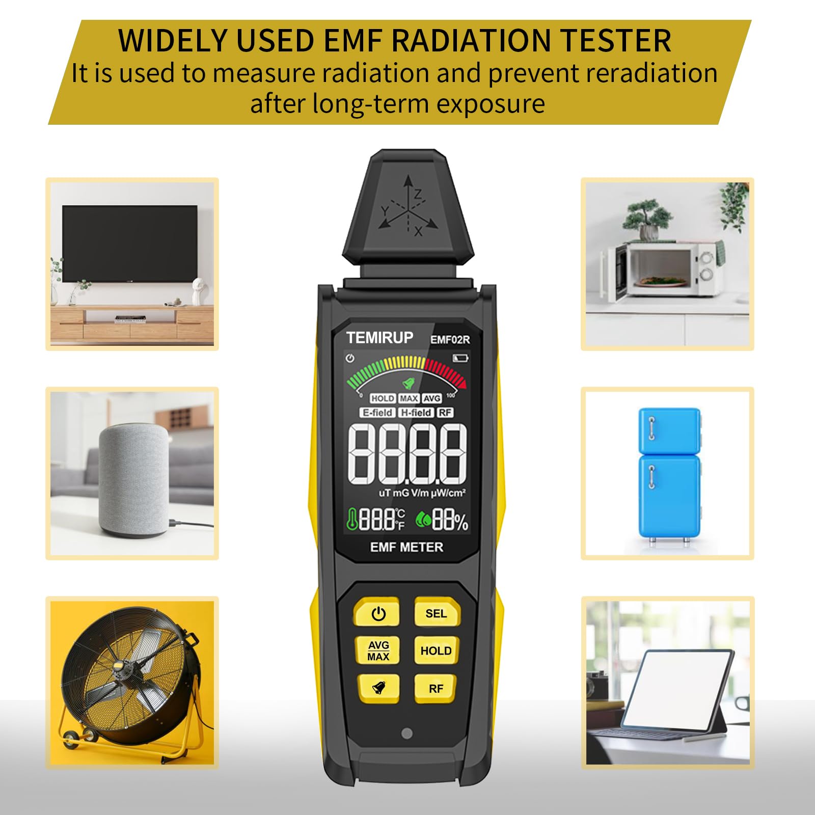 Medidor EMF 5 en 1,