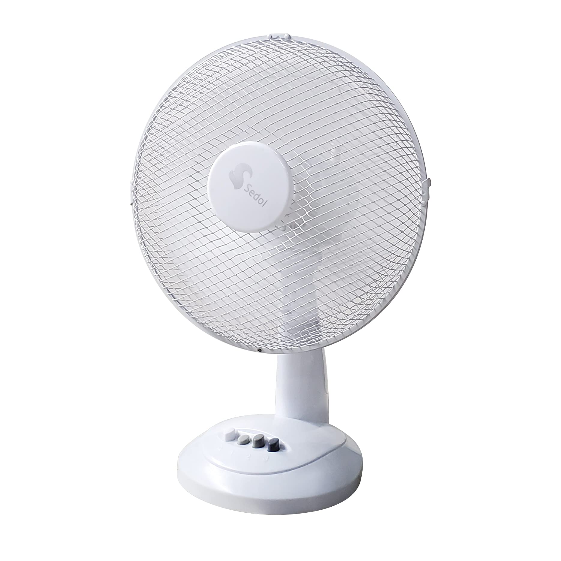 Buy 12 inch Electric Table Desk Fan Portable 3 Speed Oscillating