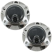 Vista 396 de TRQ Juego de 2 rodamientos de rueda trasera y conjunto de cubo con sensor ABS compatible con Ford Transit Connect 2014-2018