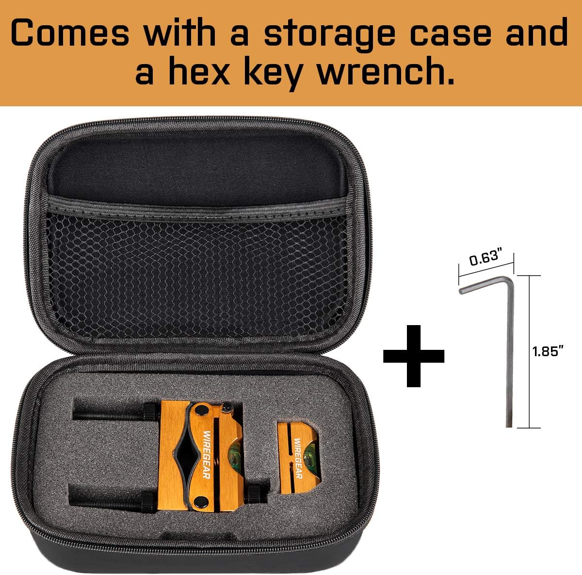 W WIREGEAR Scope Leveling Tool Scope Mounting Level Universal and Professional Tool and Stored in Case for Maintenance