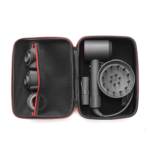 Miniatura 3 de Buwico Estuche de viaje duro Shockprrof bolsa de almacenamiento organizador universal para secadora de pelo Dyson Superpersonic HD01 HD03 para Dyson