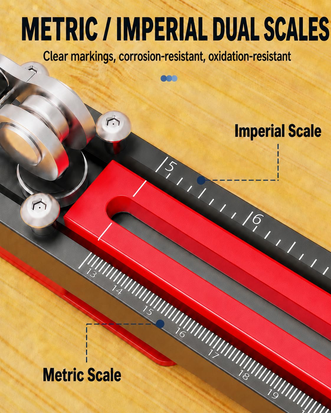 Outils de Pose de Bardage, 2 Pièces Jauge en Alliage d'Aluminium Kit de Fixation avec Jauge de Mesure, pour 10-15mm Fibro Ciment Panneaux