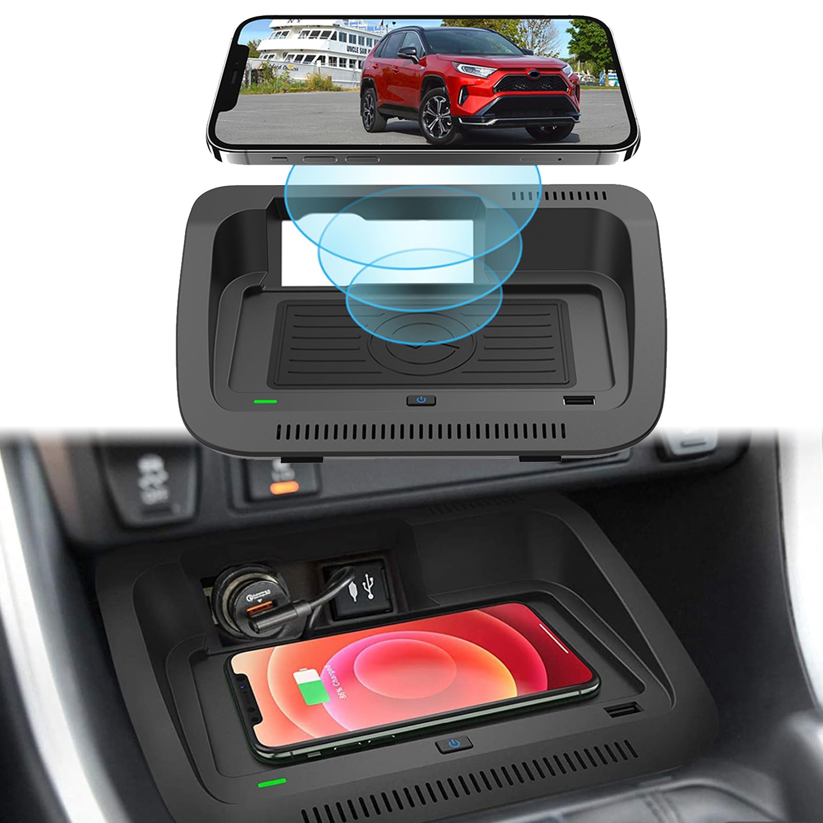 Amazon.com: Wireless Car Charger Compatible with Toyota RAV4