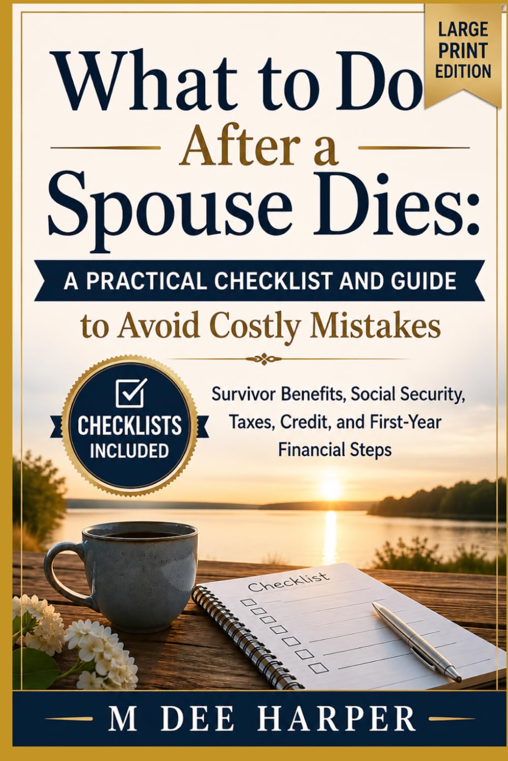 What to Do After a Spouse Dies: A Practical Checklist and Guide to Avoid Costly Mistakes: Including Survivor Benefits, Social Security Timing, Tax ... and Financial Steps for the First Year