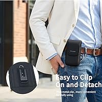 Vista 3 de Funda resistente para Samsung Galaxy S25, S24, S23, S22, S21, S20, S10 (no Plus), Google Pixel 10, 9, 8, 7a – Bolsa resistente de nailon de grado