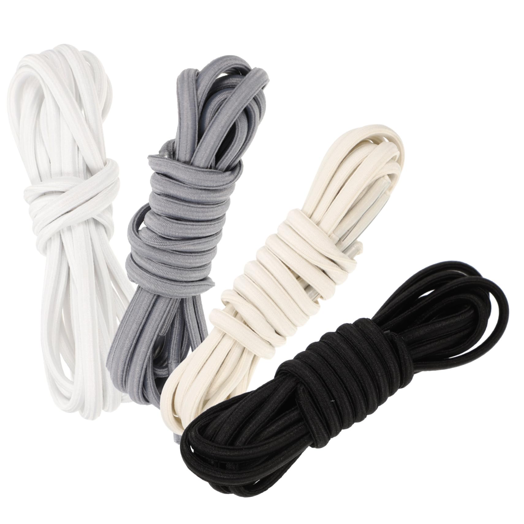 PACKOVE 12paia Stringhe Elastiche Regolabili Per Sneakers Cordonetti Tieless e Facili Usare e Compatibili Scarpe
