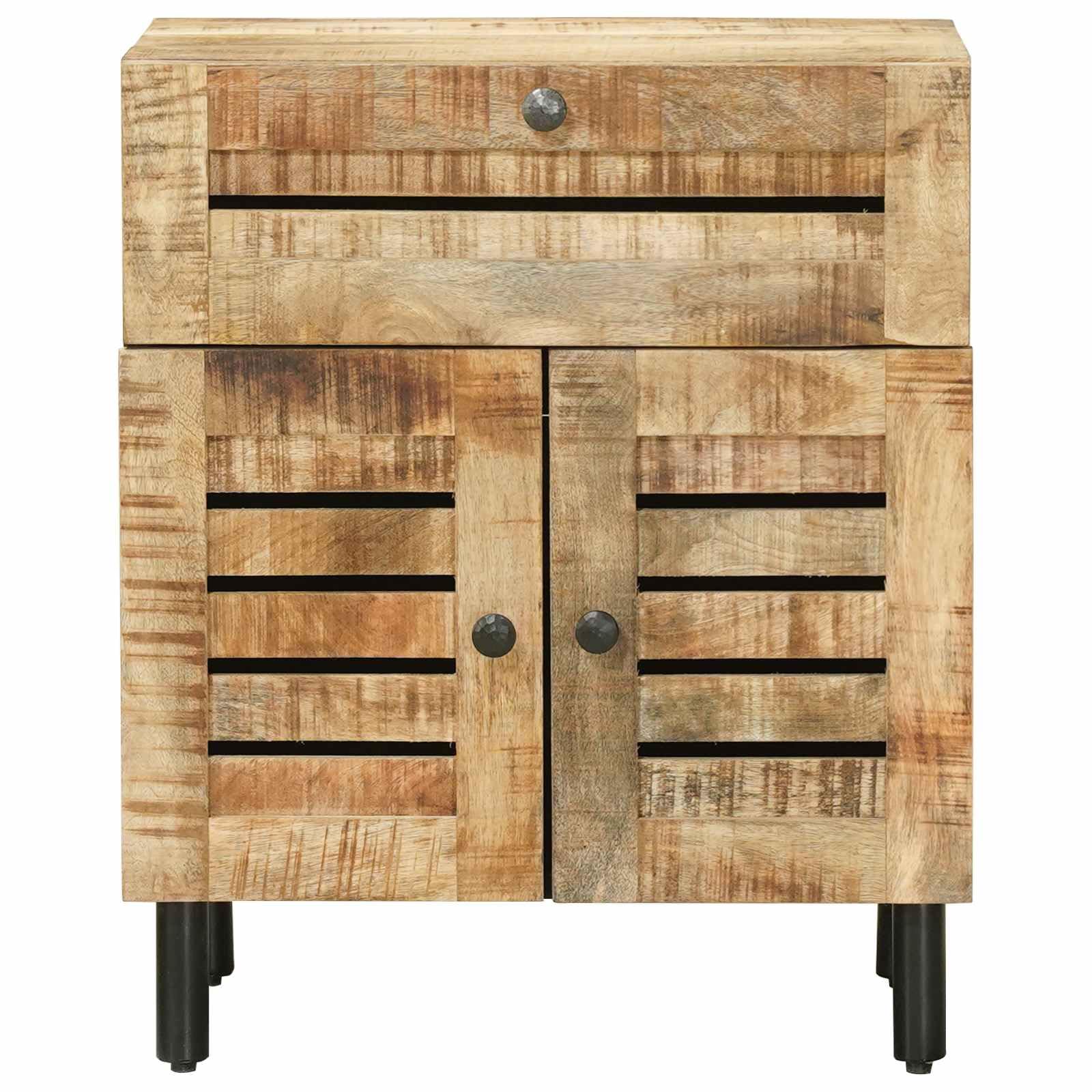 Table de chevet en bois de manguier 50 x 33 x 60 cm