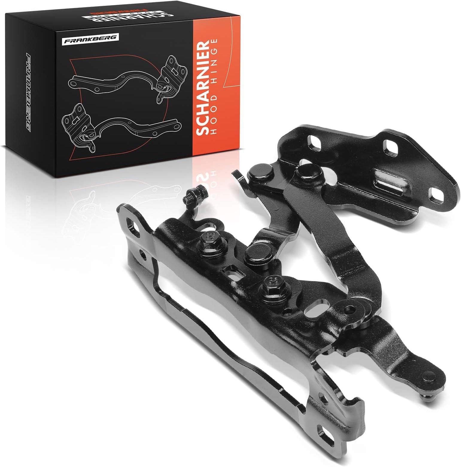 Frankberg Engine Bonnet HinG.E Hood Front Axle Left Compatible with C-Class T-Model S204 2.1L C-Class Coupe C204 1.6L 2.1L 1.8L C-Class W204 1.8L Replace# 2048800728