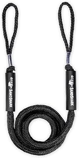 Premium Boat Bungee Dock Lines. Bungee Dock Line Stretches 6-9 ft. Absorbs Shock to Cleats, Docks, Pylons, and Anchors. Boat Ties to Dock. Reduces Pull on Your Boat Lines. Boat Rope That Stretches.