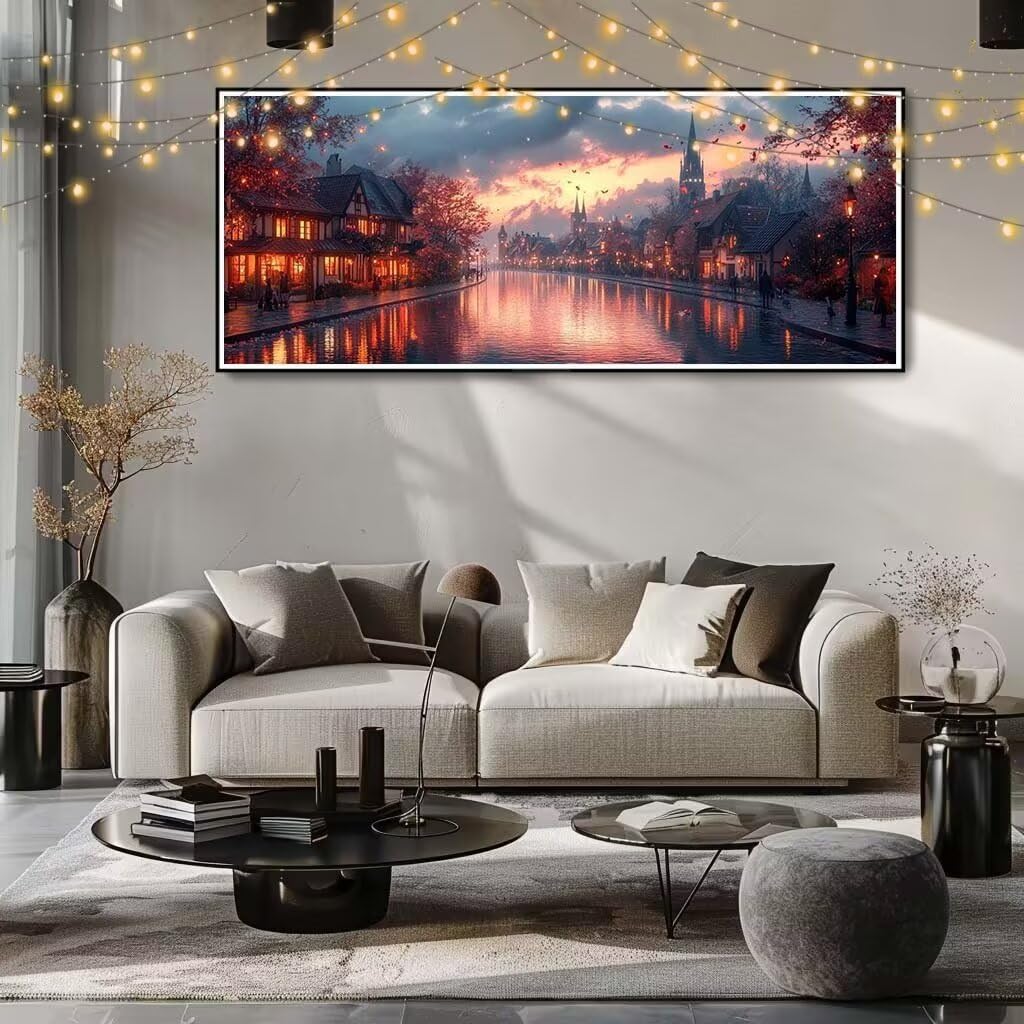 5D diamentowe malowanie pełne zestawy krajobraz, sedan, DIY diamentowe malowanie dla dorosłych, haft krzyżykowy malarstwo diamentowe, kryształowe diamenty sztuka dla dzieci do dekoracji domu 80 x 200