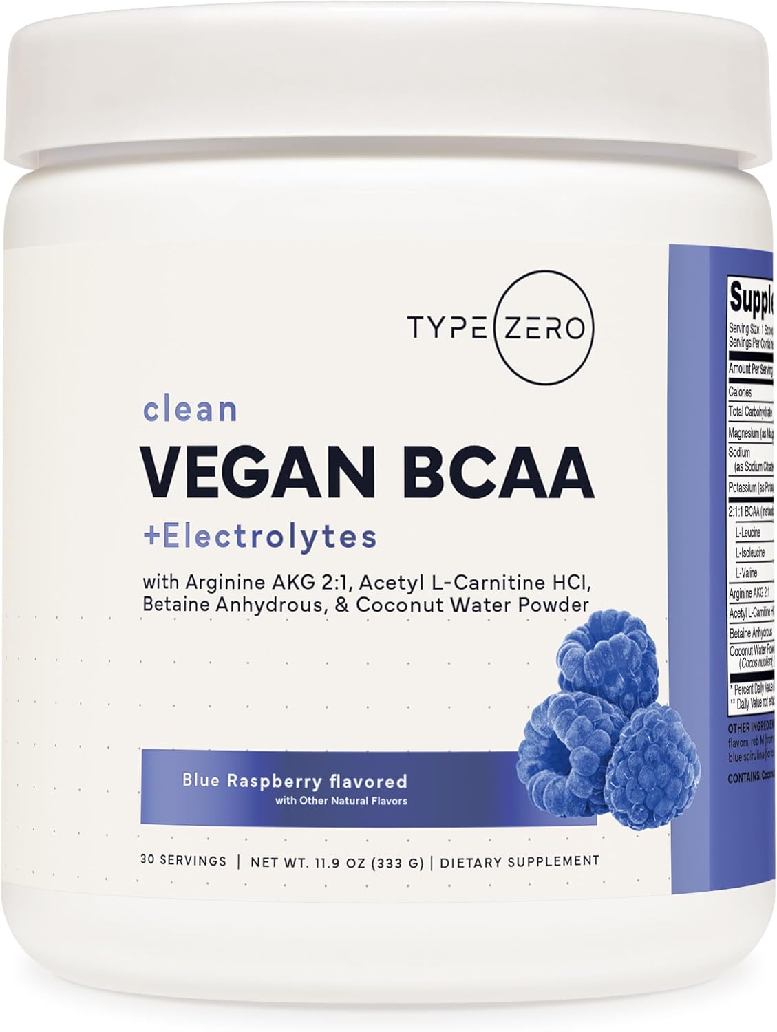 Type Zero Ultra Clean Vegan BCAA Powder +...