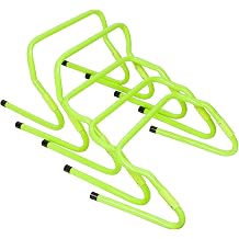 Therapist's Choice Set of 5 Adjustable Height 8" and 12" height adjustable Speed Hurdles