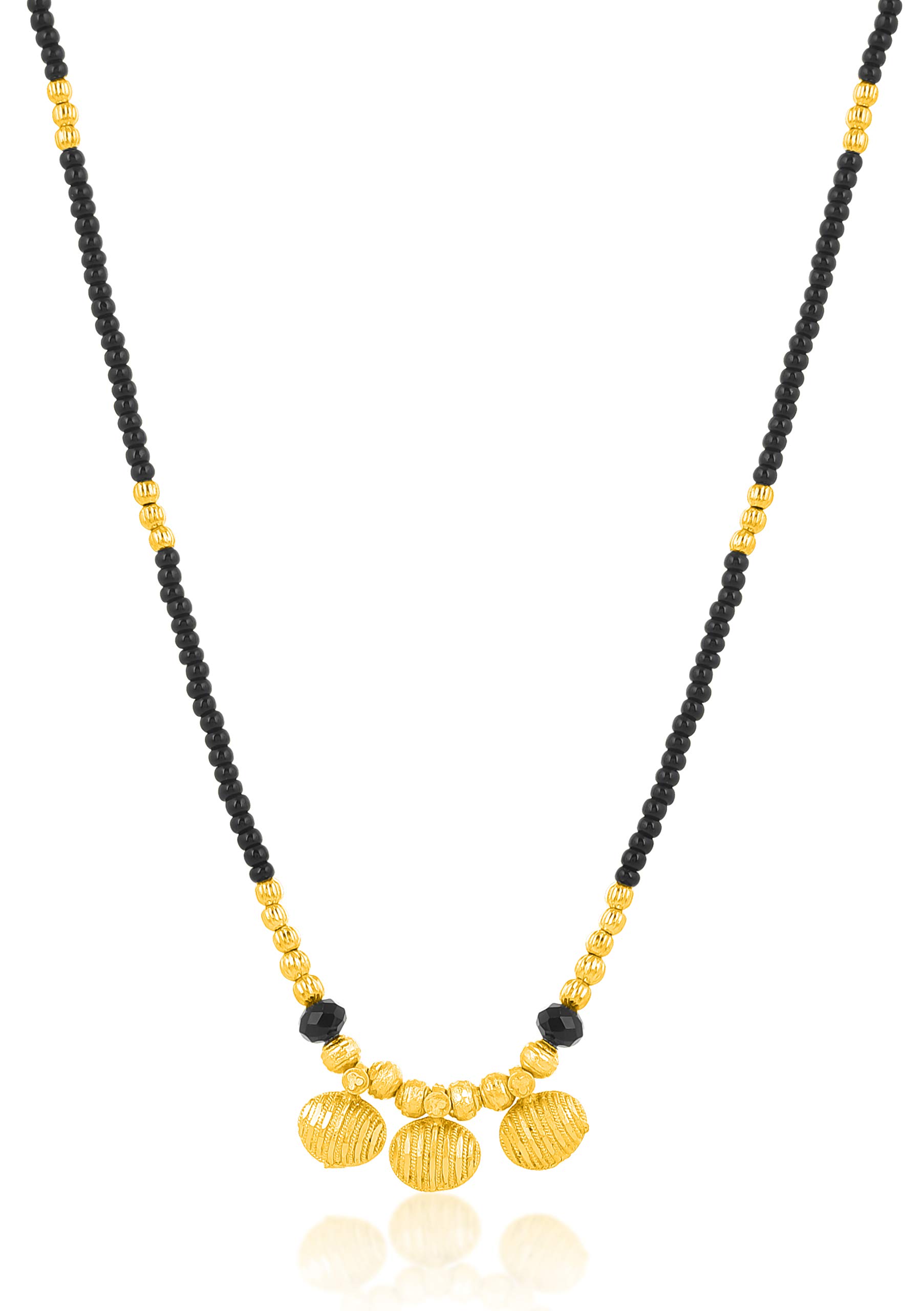 Bhagya Lakshmi Women pride Alloy Base Metal Gold Plated Mangalsutra Necklace pendant Black bead Chain for Women (B08FTJ169M) Amazon Price History, Amazon Price Tracker