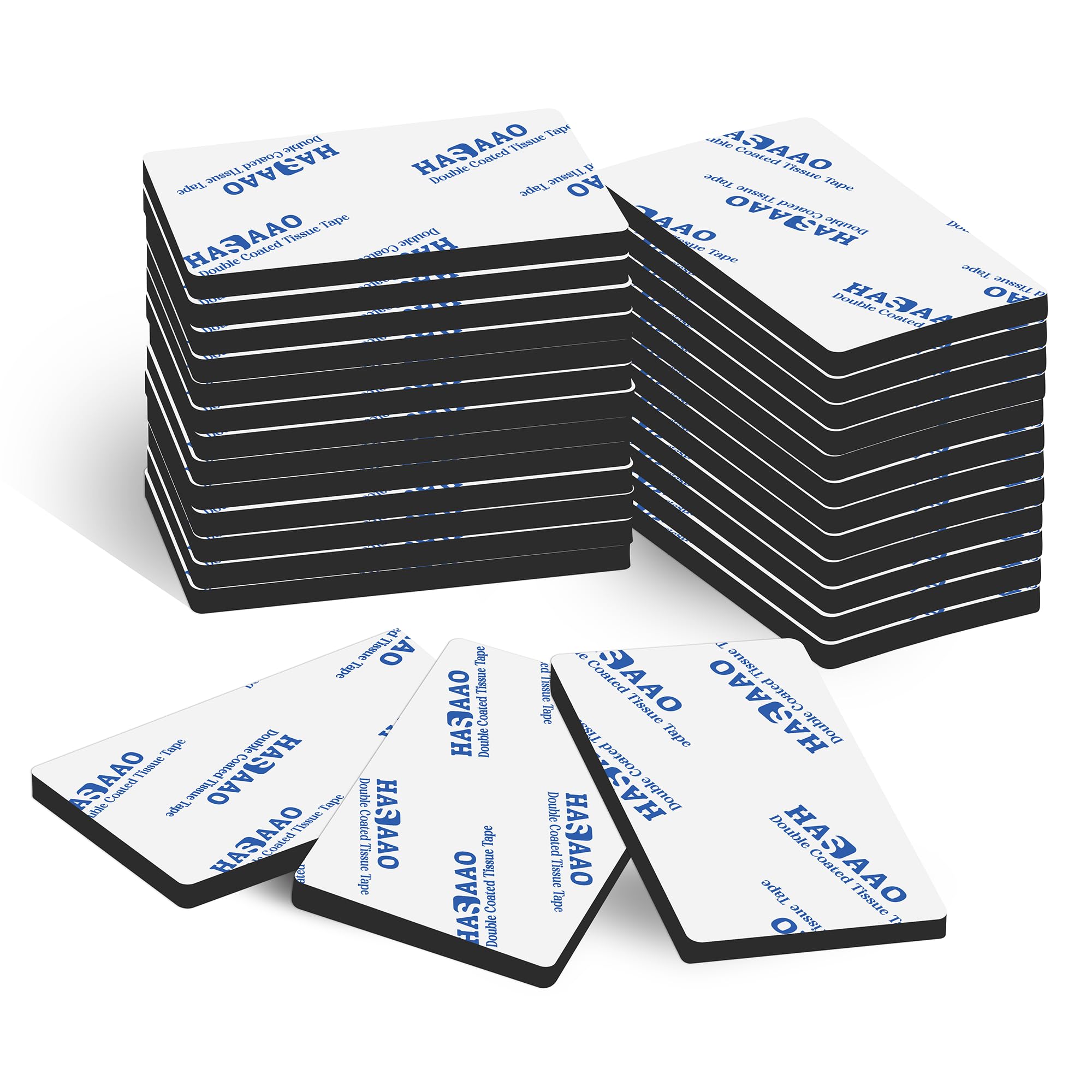 Photo 1 of HASAAO 60 Pcs Double Sided Mounting Tape - Black