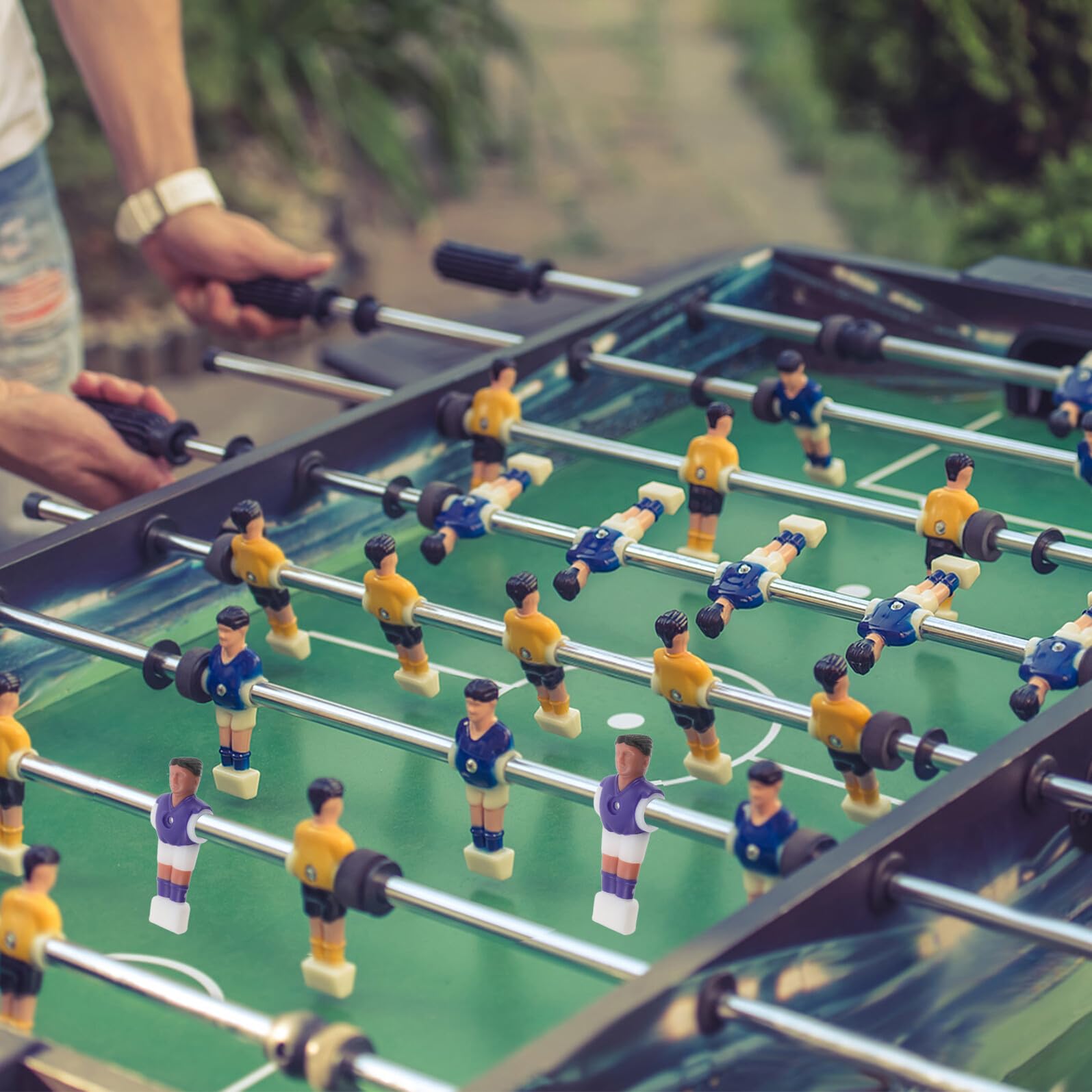 DECHOUS Statuine di Giocatori di Calcio in Miniatura di Giochi da Tavolo Accessori per Giochi da Tavola Figure di Giocatori di Calcio Giocattoli Statuine di Persone in Miniatura Mini