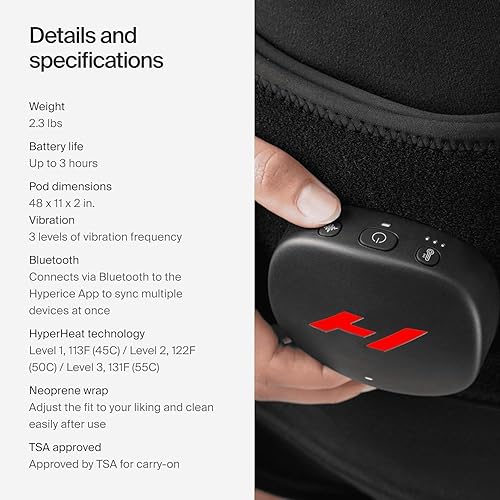 Miniatura 5 de Hyperice Venom 2 - Calor avanzado + envoltura de vibración (hombro derecho) - Aprobado por FSA o HSA