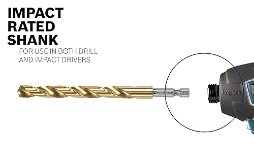 Miniatura 8 de 5 brocas de impacto Bosch de titanio y resistentes TI5IM