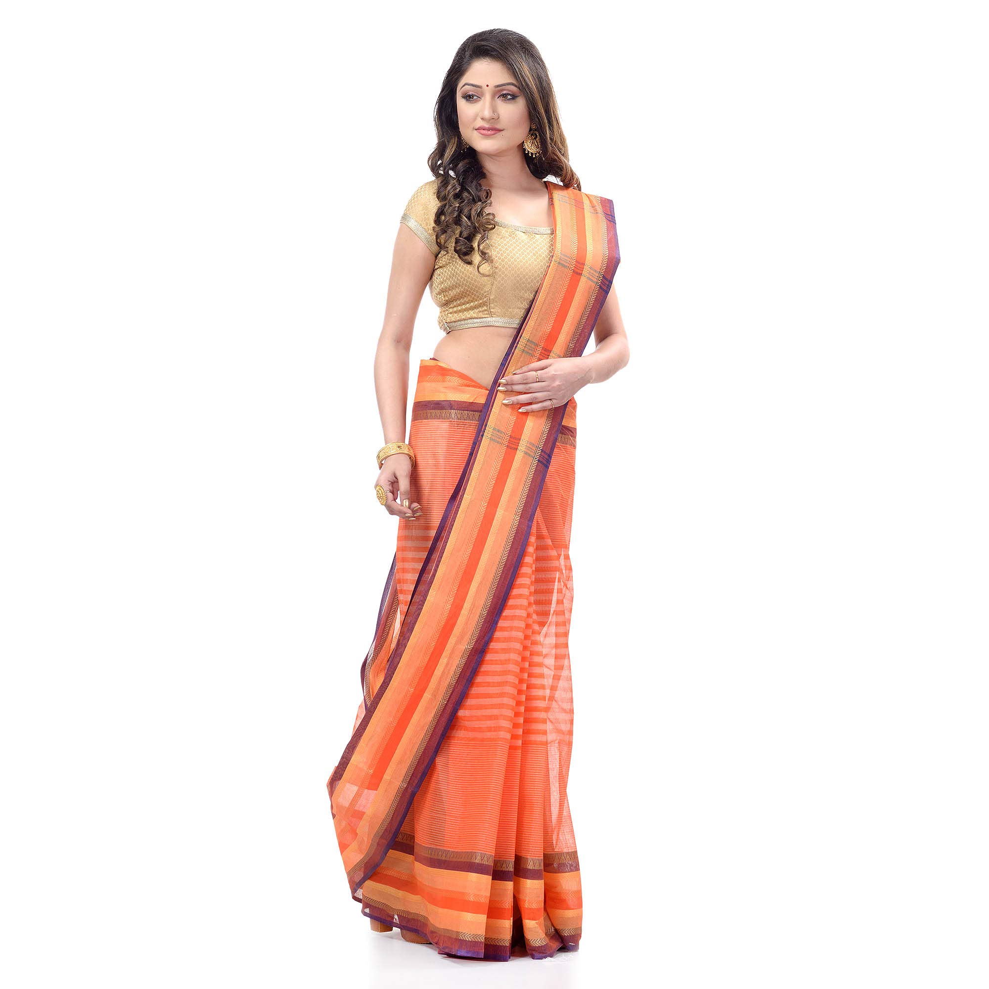 dB DESH BIDESHBengal Pure Cotton Saree