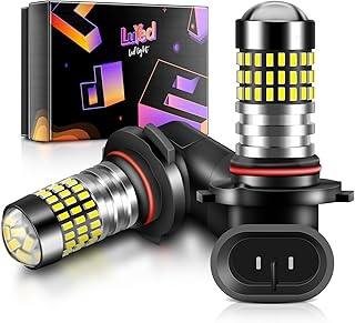 LUYED 2 X 900 Lumens Super Bright 3014 78-EX Chipsets H10 9140 9145 Led Bulbs Used For DRL or Fog Light, White