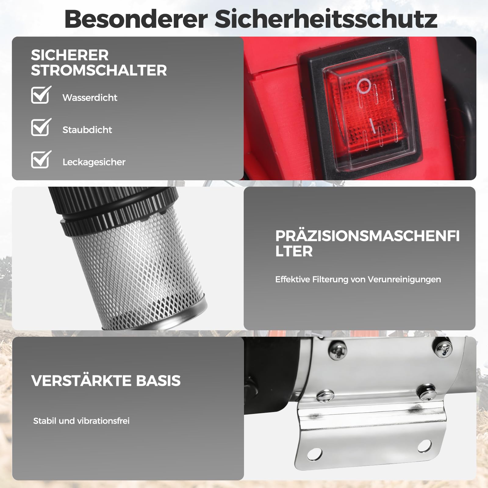 Bostar Akku Dieselpumpe 21V 4.0Ah (Kompatibel mit Makita 18V), 45L/min Heizölpumpe Selbstansaugend (5m) & Förderhöhe 10m, Set mit Automatik-Zapfpistole & 5 Ersatzflügeln, für Traktor & Heizung