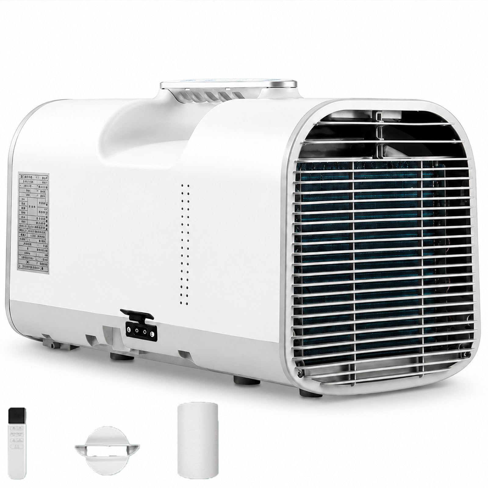 Smafoseedding Multicolor Portable Air Conditioner For Indoor Rv Tent, Mobile Air Conditioner, 4-In-1 Portable Air Cooler With Dehumidifier, 42Db Low Noise, 10°C Drop, 161 Sq Ft, Auto-Evap, Carry Handle Dc1200w
