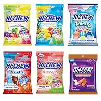Vista 23 de HI-CHEW Mezcla Variada a Granel, Más de 220 Piezas, 4 Bolsas con Base - 13 Sabores a Granel, Dulces Masticables Dulces y Agrios, Únicos Divertidos