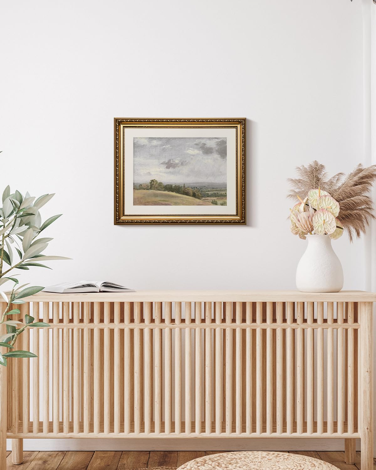 背景ボード　antique room Amazon.com: InSimSea Retro Gold Framed Wall Art, Home Room Rolling