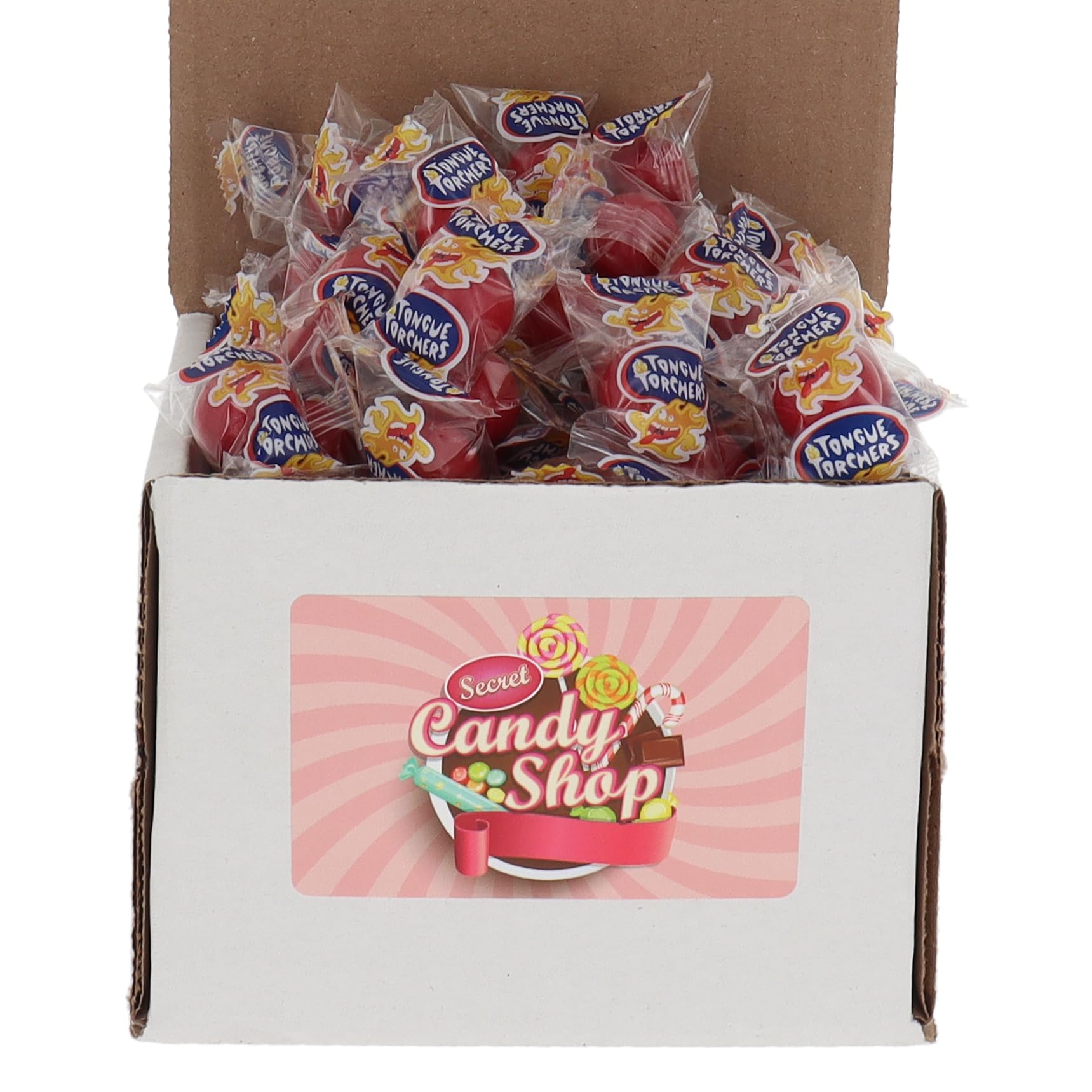 SECRET CANDY SHOPAtomic Fireballs Bulk in Box, 1LB (Individually Wrapped)