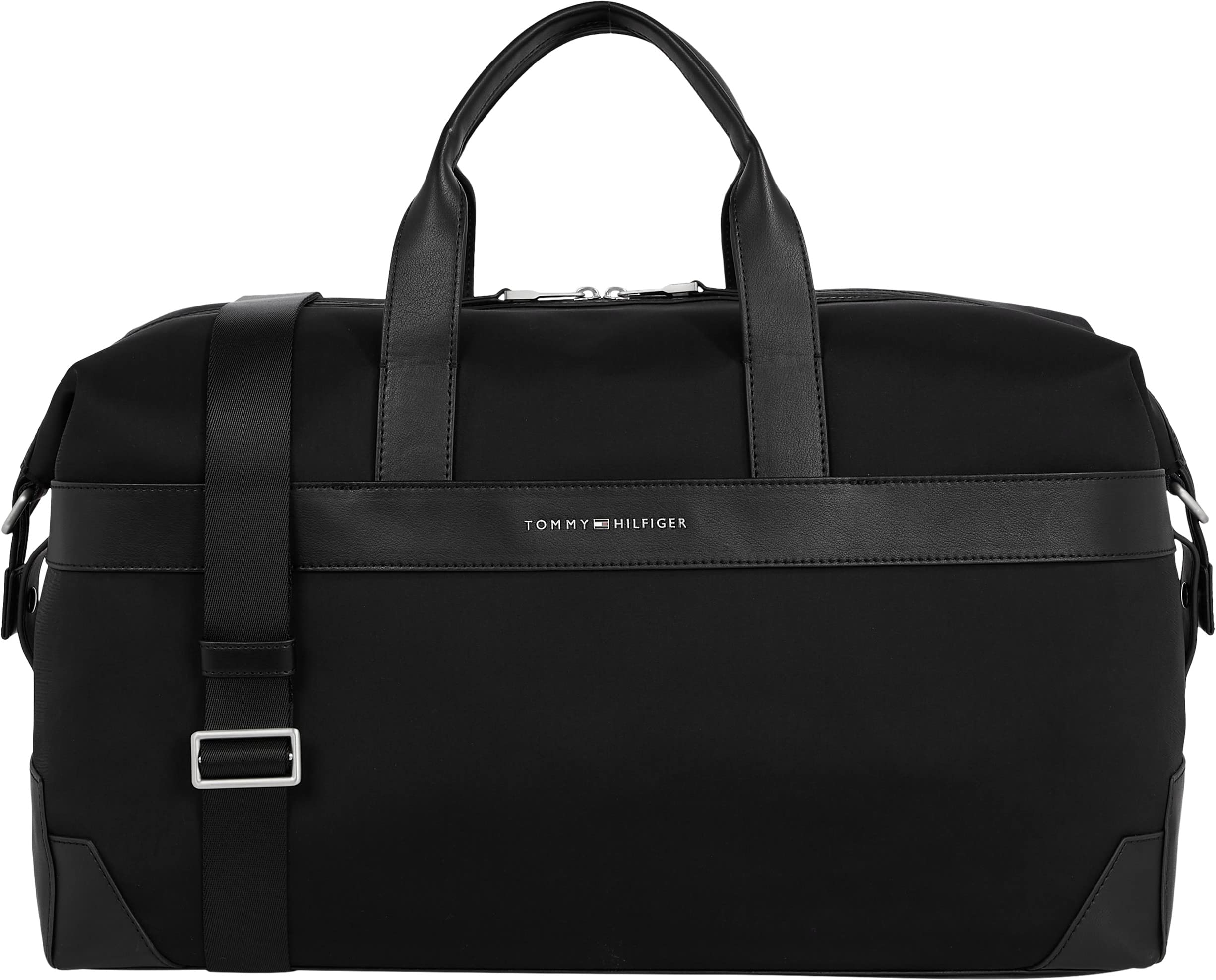 Th Urban Nylon Weekender Çanta Erkek Çanta, Siyah, Tek Beden