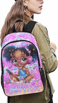 Custom Backpack for Kids with Lunch Box Personalized Name School Bags Bookbag for Boys Girls Customized Casual Daypack for Kindergarten Primary Middle School Back to School Gift