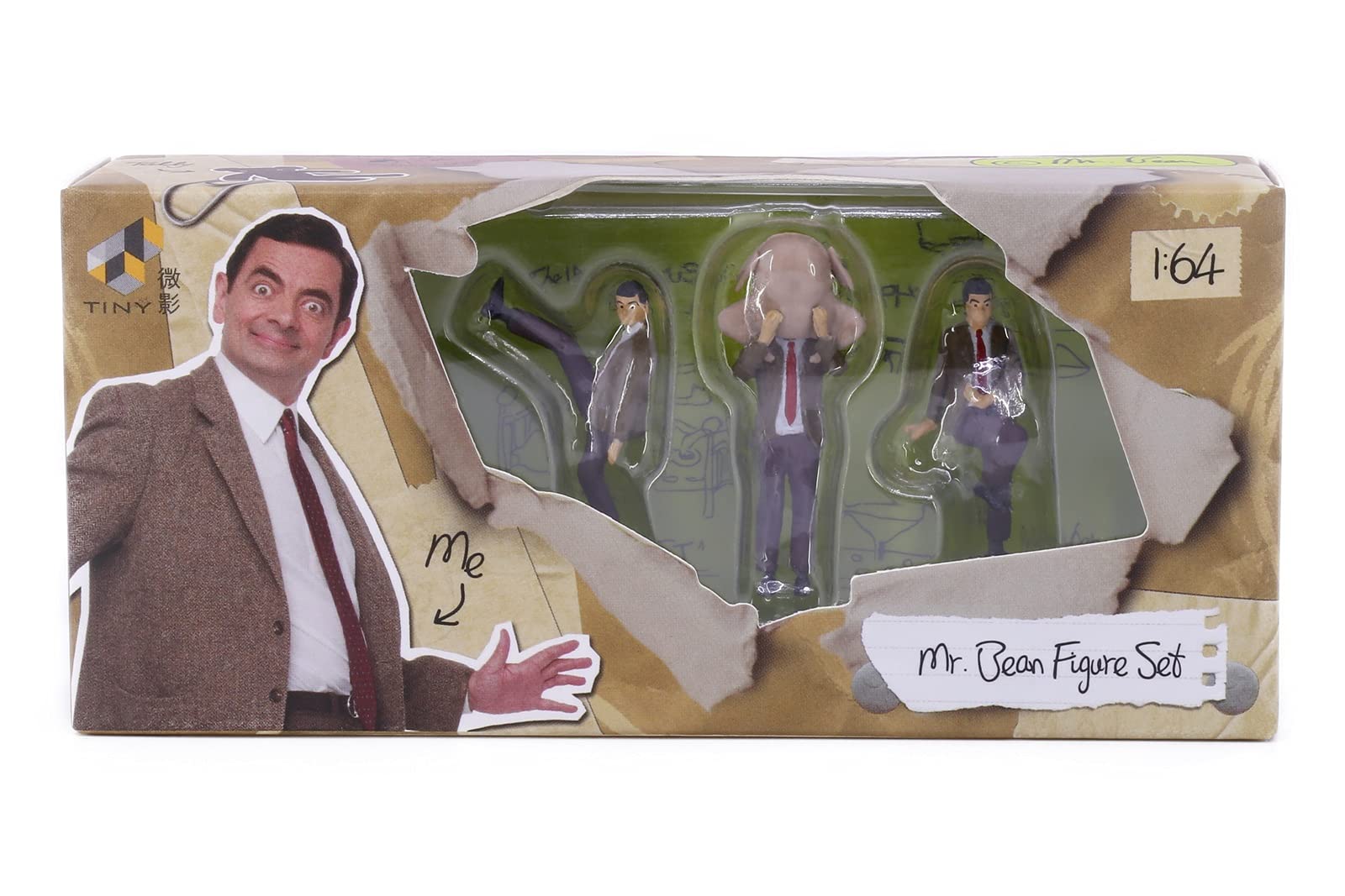 Amazon.co.jp: Tiny City 1/64 Mr.ビーン フィギュアセット Fs23 