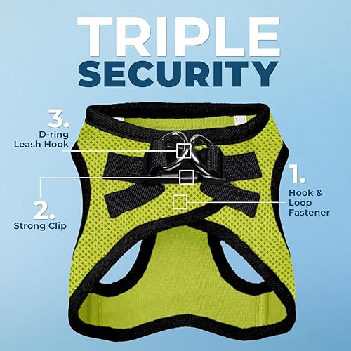 Vista 144 de Best Pet Supplies Voyager Step-in Air - Arnés de malla para todo tipo de clima, reflectante, antitirones, para perro y gato pequeño y mediano, Arnés