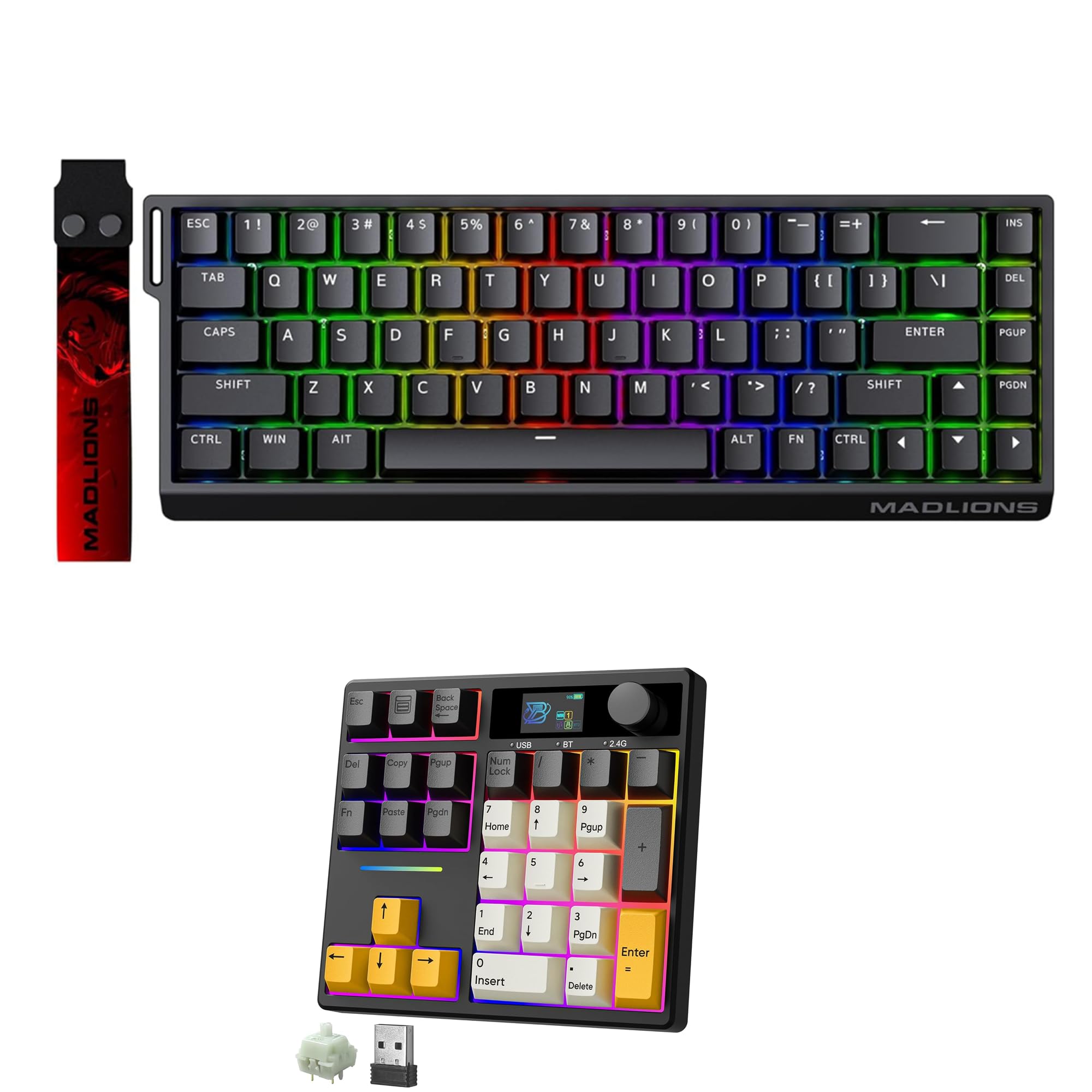 Amazon.com: BOYI mad68 Magnetic Keyboard+TD31Pro Numpad RGB Amazon.com: BOYI mad68 Magnetic Keyboard+TD31Pro Numpad RGB