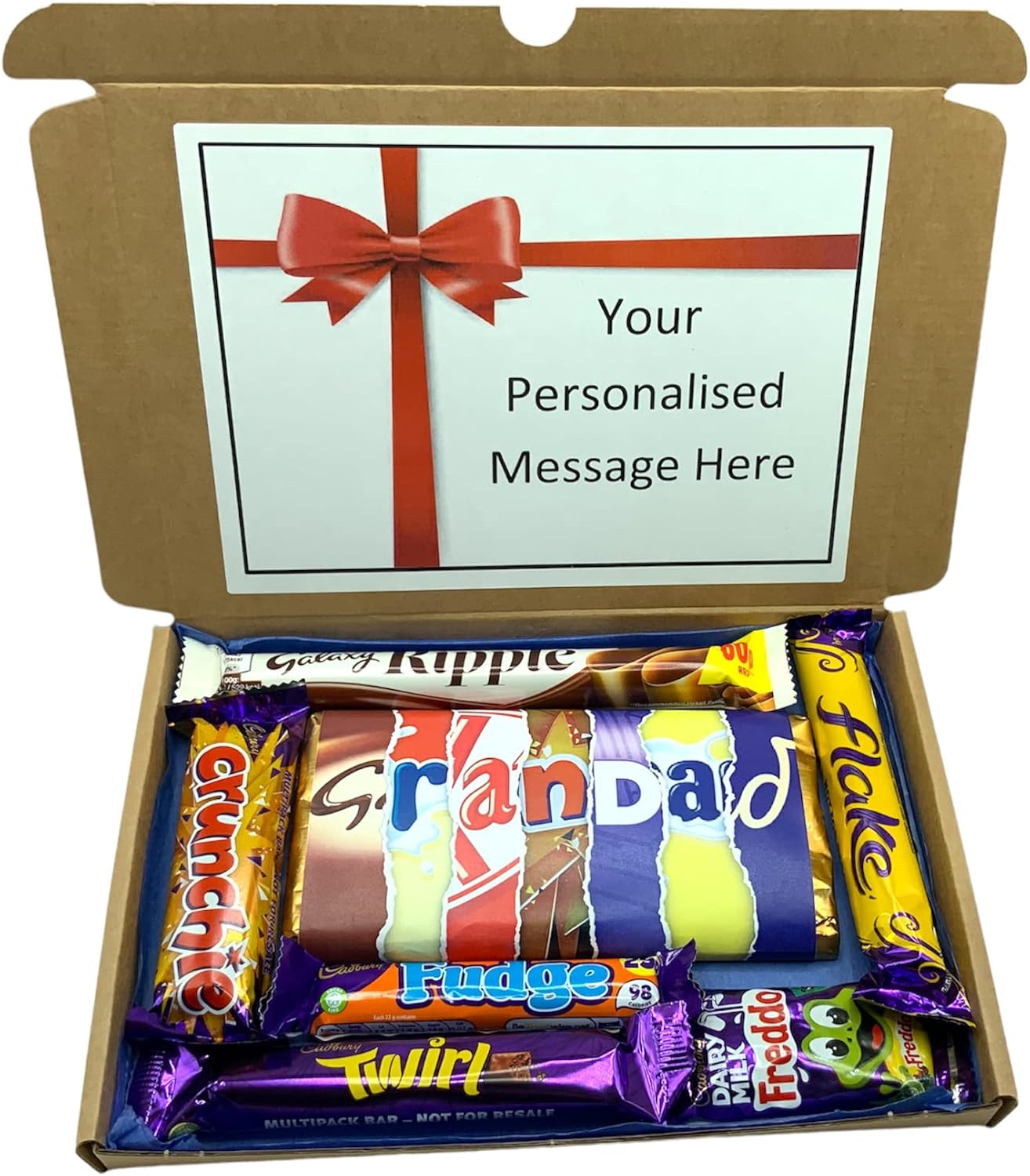 Grandad Chocolate Hamper Sweet Box, Gift For Grandad, Fathers Day Gift