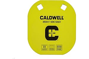 High Caliber Precision-Crafted AR500 Steel Targets for Rifle Shooting Practice with 3/8 Inch Thickness
